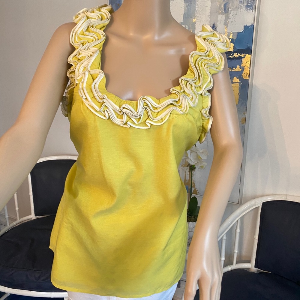 Yolonda Baraschi linen top